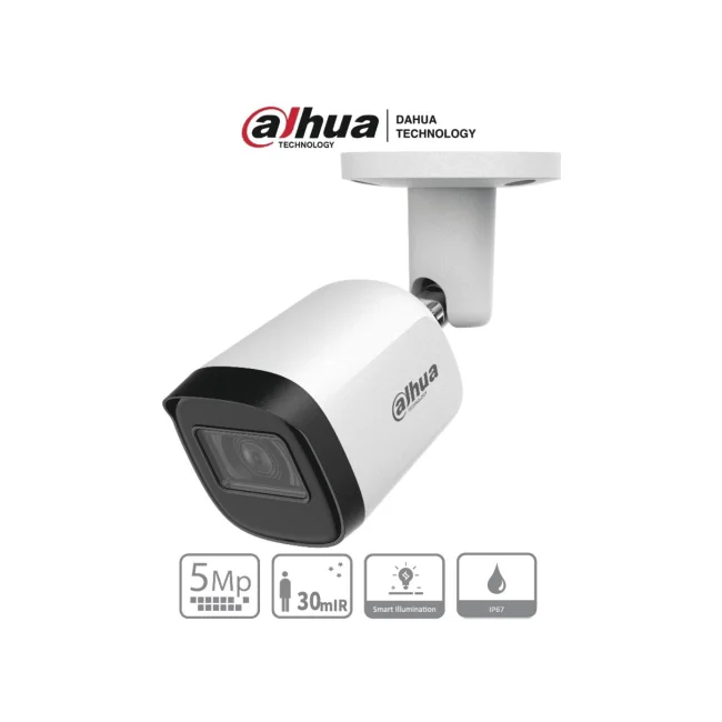 Cámara ANALOGA BALA 5MP HAC-B2A51N-U-28-S2 Cámara bullet de 5 MP con lente de 2.8 mm