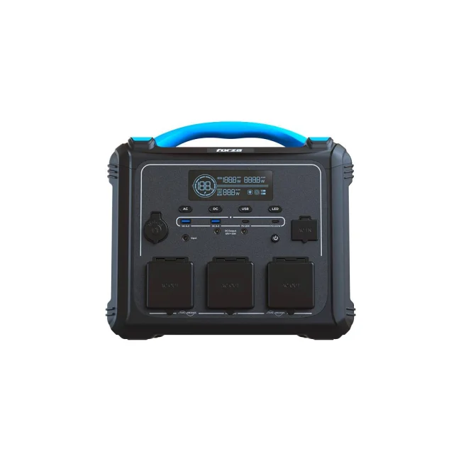 ESTACION DE PODER FORZA TITAN FPP-T1200 1100W 10 TOMAS LAMPARA LED NERGO