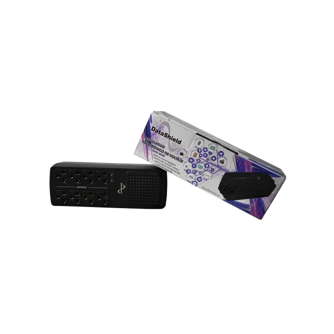 Regulador DATASHIELD RAD2000, 8, Negro, Hogar y Oficina, 2000 VA, 1000 W