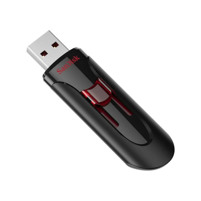 SanDisk UFM 64GB USB CRUZER GLIDE 3.0 unidad flash USB USB tipo A 3.2 Gen 1 (3.1 Gen 1) Negro, Rojo image 3