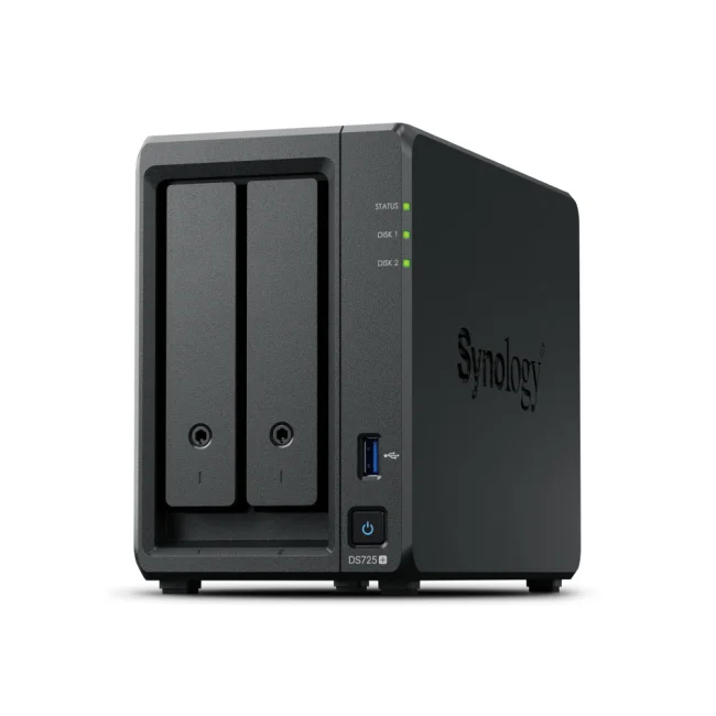 SERVIDOR NAS MARCA SYNOLOGY MODELO DS725+ 2 BAHIAS DISKSTATION -