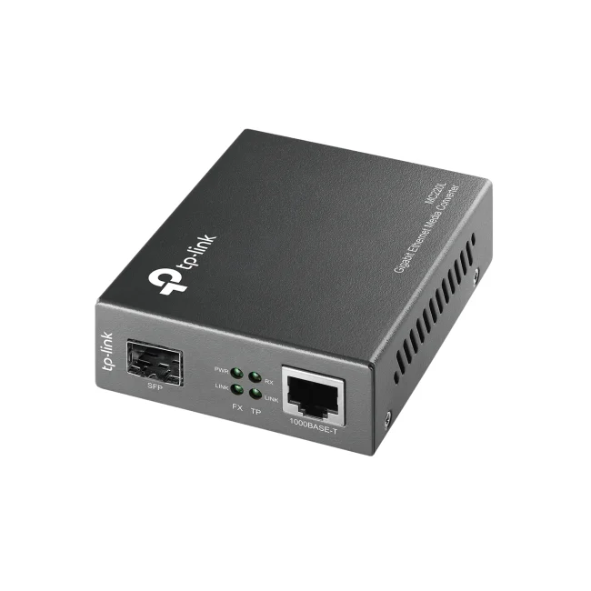 TP-Link Omada MC220L convertidor de red 1000 Mbit/s Multimodo, Modo único Negro
