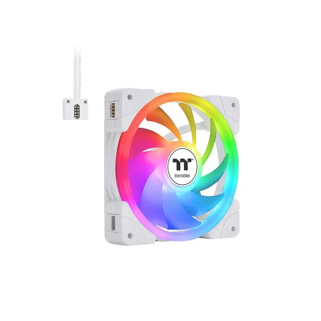 Thermaltake SWAFAN EX12 ARGB Gabinete de la computadora Enfriador de aire 12 cm Blanco 3 pieza(s) image 2