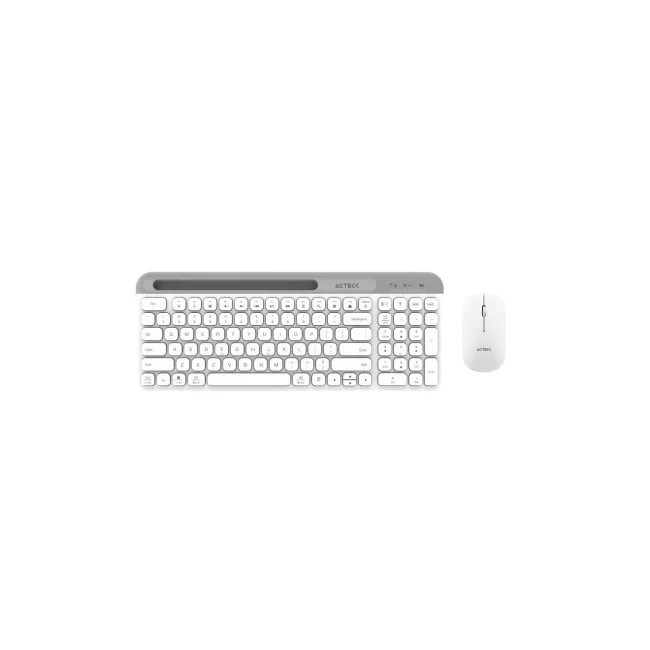 Acteck Creator Virtuos Silk MK720 teclado Ratón incluido Bluetooth Español Blanco image 2