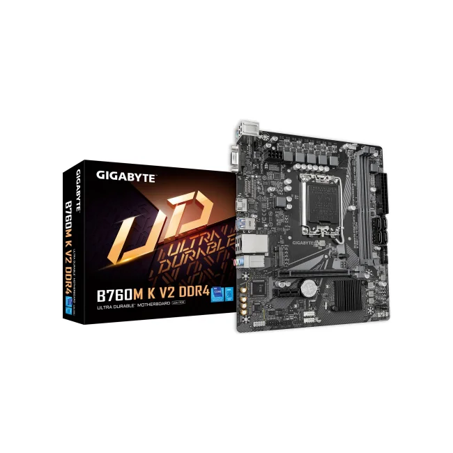 GIGABYTE B760M K V2 DDR4 placa base Intel B760 Express LGA 1700 Micro ATX