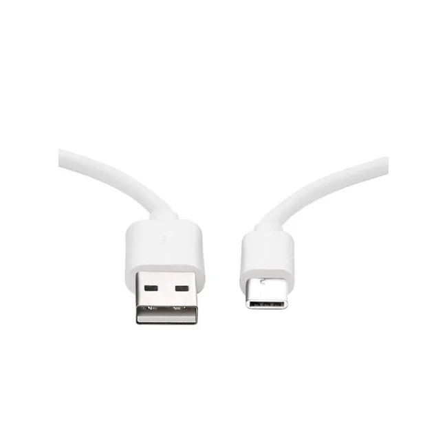 Cable USB A a TIPO C, color blanco. 1 metro de largo. Alta resistencia de materiales y carga rápida DB-G-USBCB