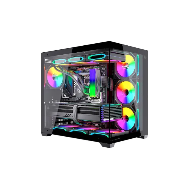 GABINETE BALAM RUSH GAMER MEDIA TORRE TANK CORE ULTRA GM925 ATX NEGRO