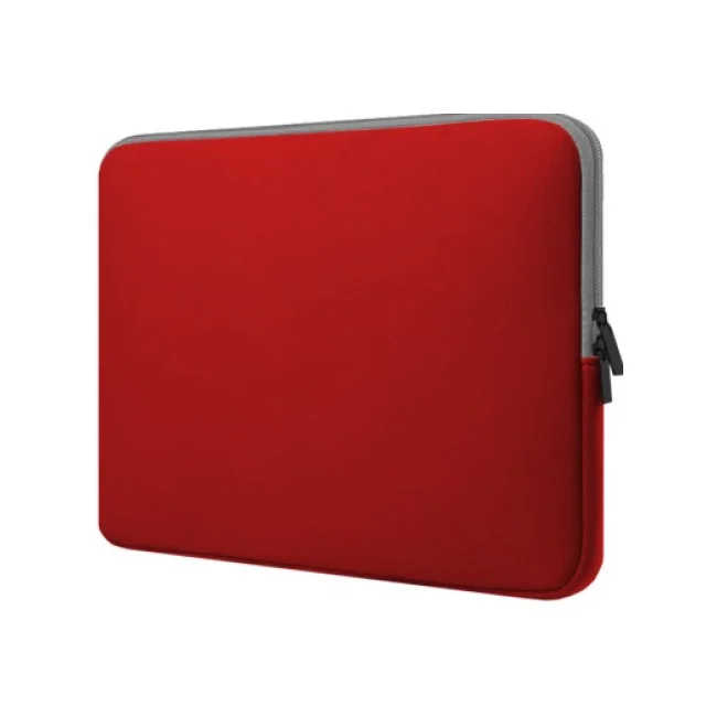 FUNDA DE NEOPRENO PARA LAPTOP 15.6", B&Aacute;SICA, ROJO