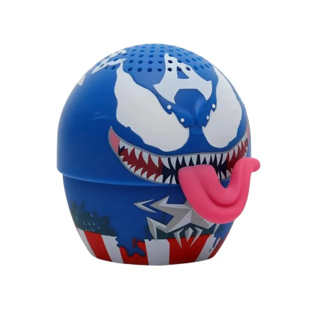 Bocina portatil mini Bitty Boomers Venomized Capitán América/Marvel. Bluetooth 5.0 Modelo BITTYVENOM2/NEW
