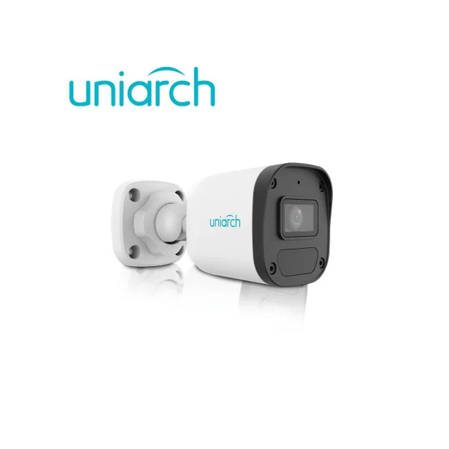 Cámara IP Bala Uniarch (IPC-B134-AF28-ECO) 4MP / Lente Fijo 2.8 mm /  Micrófono Integrado / IR 30M / ONVIF / Ultra265 / PoE / IP67 image 2