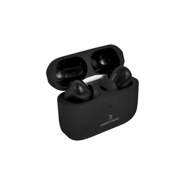 Perfect Choice PC-117186 audífono y auriculare Auriculares True Wireless Stereo (TWS) Intra auditivo Llamadas/Música/Deportes/Diario Bluetooth Negro image 2