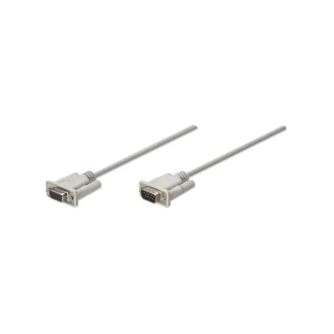 Manhattan 3m Serial Cable cable serial Gris DB9 M DB9 FM image 2