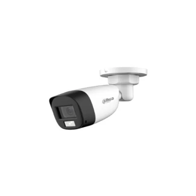 DAHUA HAC-HFW1200CLN-IL-A - Camara Bullet de 2 Mp/ Dual Inteligente+FullColor/ Lente de 2.8mm/102 Grados de Apertura/ 20 Metros de IR / Micrófono