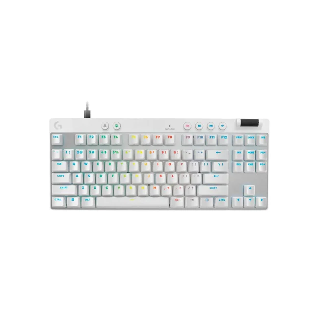 Logitech PRO X TKL Rapid teclado Juego USB QWERTY Inglés Blanco
