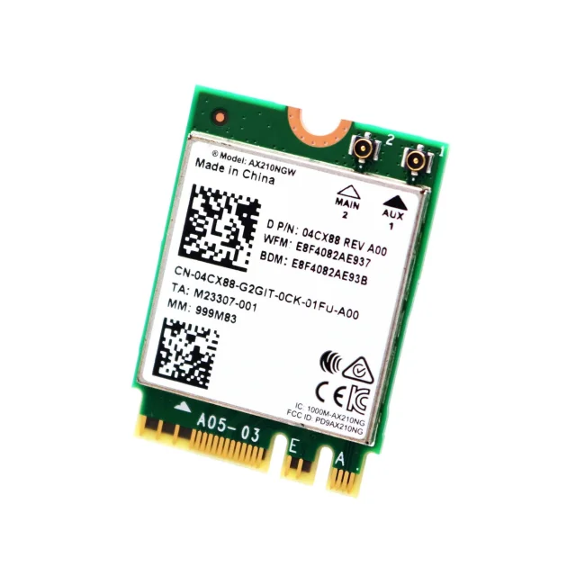 WIFI DELL M.2,INTEL,AX210 4CX88 89572936