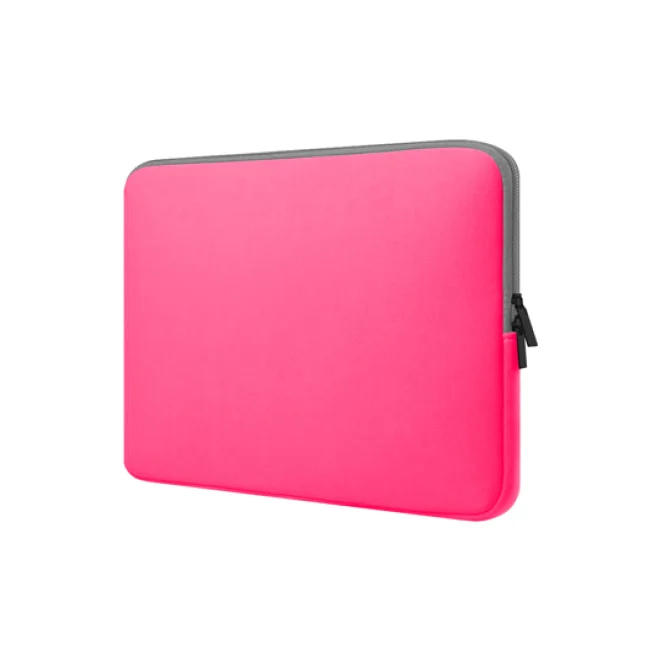 FUNDA DE NEOPRENO PARA LAPTOP 14.0", B&Aacute;SICA, ROSA