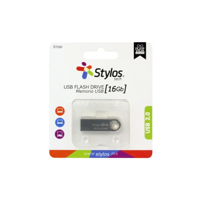 Stylos ST100 unidad flash USB 16 GB USB tipo A 2.0 Plata image 2
