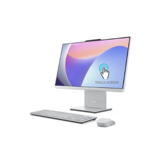 Lenovo IdeaCentre AIO 24IRH9 Intel® Core™ i5 i5-13420H 60.5 cm (23.8") 1920 x 1080 Pixeles Pantalla táctil PC todo en uno 8 GB DDR5-SDRAM 512 GB SSD Windows 11 Home Wi-Fi 6 (802.11ax) Gris