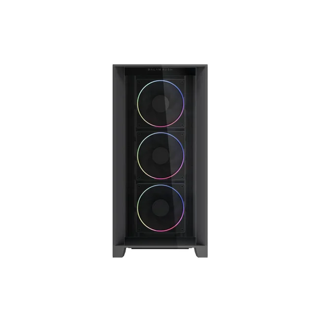 Gabinete Gamer Media Torre Carbono Polar Twin Mate 9900 Legend Series, Color Negro, BR-941457