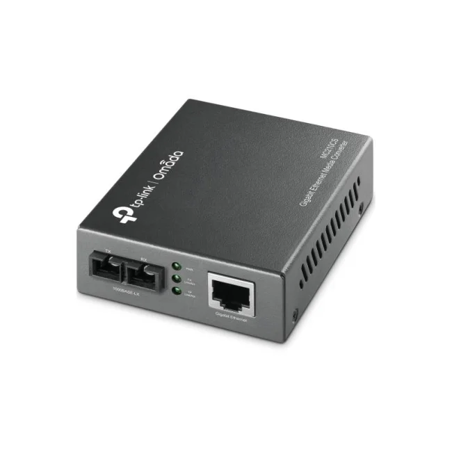 TP-Link Omada MC210CS convertidor de red 1000 Mbit/s 1310 nm Modo único Negro