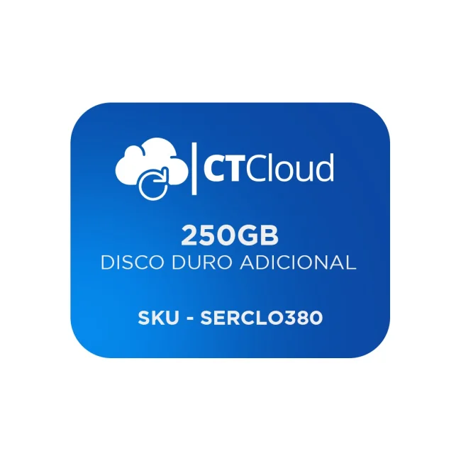 Servidor Virtual en la Nube CT Cloud NCST250, Servicio de Nube, Servidor Virtual , 250 GB