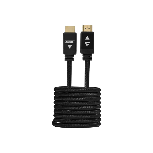 CABLE GAME FACTOR HDMI MACHO A HDMI MACHO 8K 2 MTS CHAPA DE ORO 24K (HTH400)