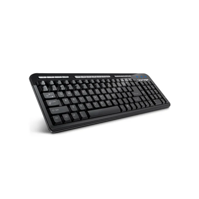 TECLADO VORAGO MULTIMEDIA USB NEGRO (KB-202)