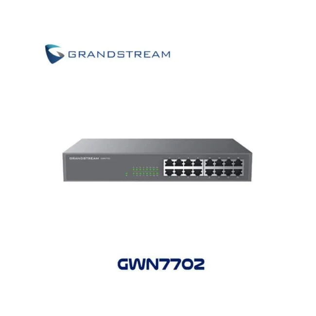 Grandstream Networks GWN7702 dispositivo de redes No administrado 10G Ethernet (100/1000/10000) Negro