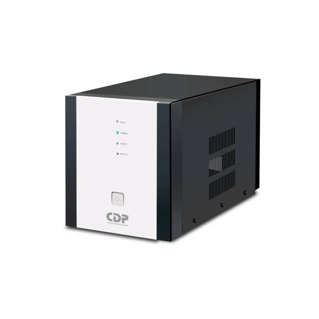 CDP R-AVR5008 - Regulador / Especial para motores y CCTV / 5000VA / 2500W / 8 Terminales de salida / 1 Terminal de salida NEMA5-20R / Retardante a incendio