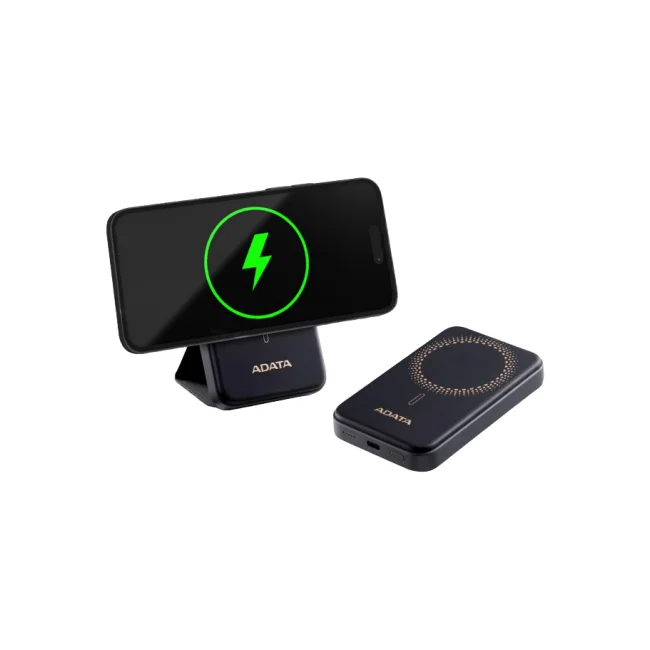 ADATA PR050-11BK batería externa Polímero de litio 5000 mAh Cargador inalámbrico Negro
