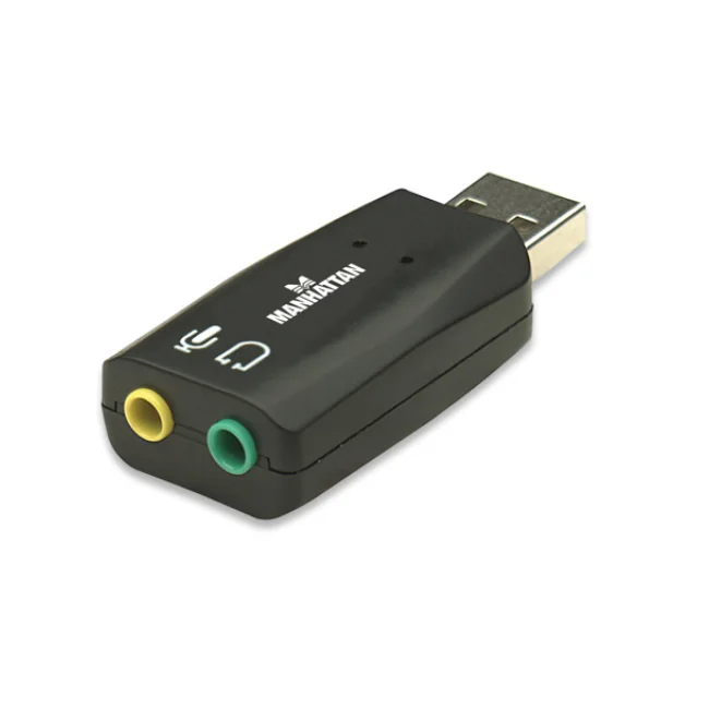 Manhattan Adaptador de Audio 3-D USB de Alta Velocidad