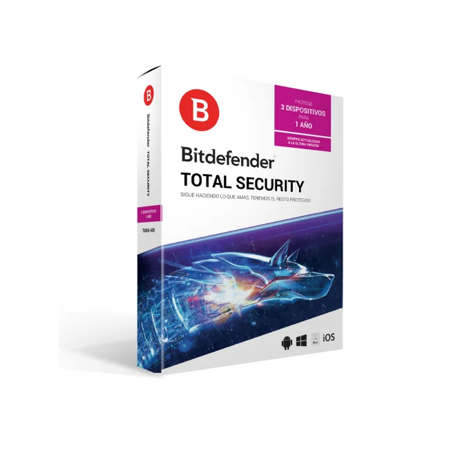 Bitdefender Total Security 2018, 1Y, 3U, MX Seguridad antivirus Español 3 licencia(s) 1 Año(s) image 2