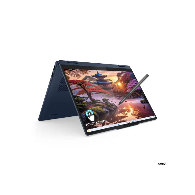 Lenovo IdeaPad 5 2-in-1 14AKP10 Copilot+ PC AMD Ryzen AI 7 350 Híbrido (2-en-1) 35.6 cm (14") Pantalla táctil WUXGA 16 GB 512 GB SSD Wi-Fi 7 (802.11be) Windows 11 Home Español Azul image 2