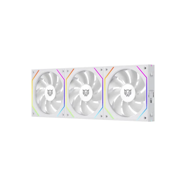 KIT 3 VENTILADORES BALAM RUSH EXL95/120mm/ PWM 4 pin/RGB/BLC (BR-942096)