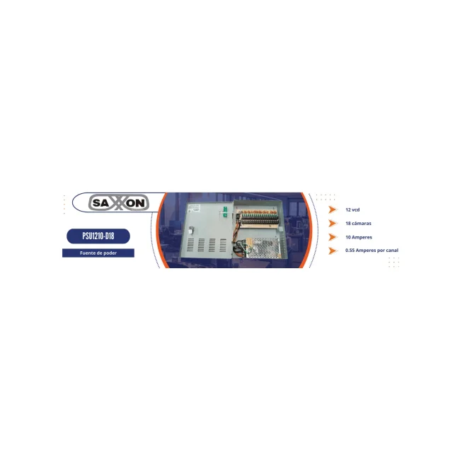 Fuente de poder  SAXXON PSU1210D18