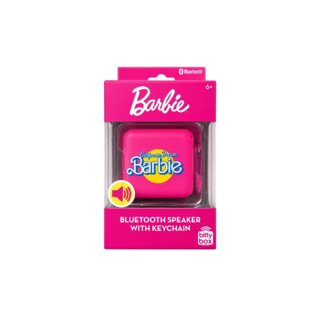 Bocina Portatil Bitty Boomers Barbie Mattel.Bluetooth 5.0 Modelo BBOXBARBIE/NEW