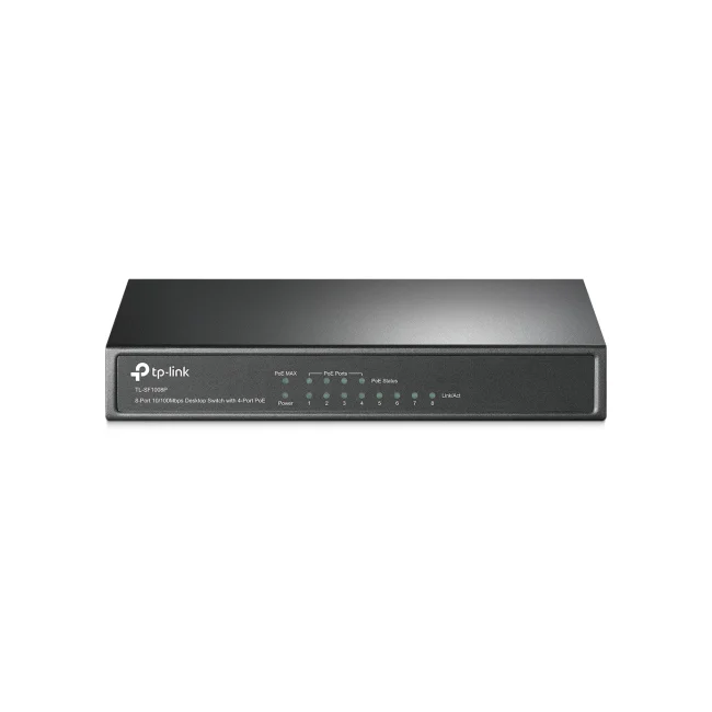 TP-Link TL-SF1008P dispositivo de redes No administrado Fast Ethernet (10/100) Energía sobre Ethernet (PoE) Oliva