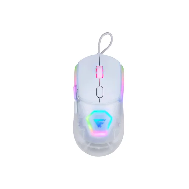 Game Factor MOG530-WH ratón Juego Ambidiestro USB tipo A 12000 DPI