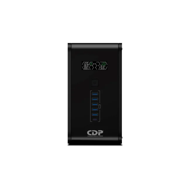 CDP R-SMART1510 sistema de alimentación ininterrumpida (UPS) Línea interactiva 1.5 kVA 900 W 10 salidas AC image 4