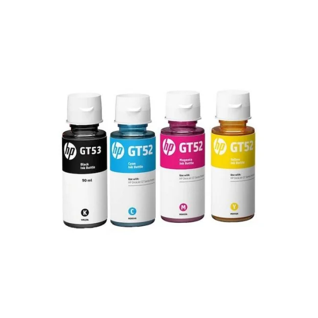 HP Combo de botella de tinta GT53/GT52, pack de 4