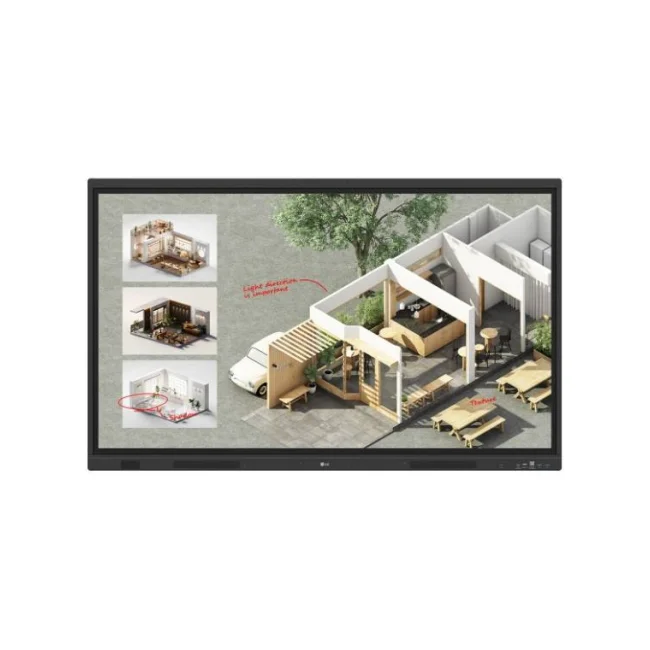 MONITOR LG CREATEBOARD 55 pulgadas LG 55TR3DQ. Resolución 3840x2160 (UHD); 6.5ms