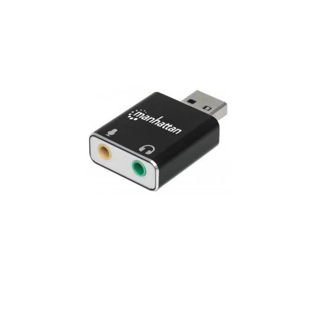 Manhattan Adaptador de Sonido Estéreo USB de Alta Velocidad image 3