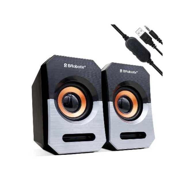 BRobotix 963913 altavoz Negro, Gris Alámbrico 5 W
