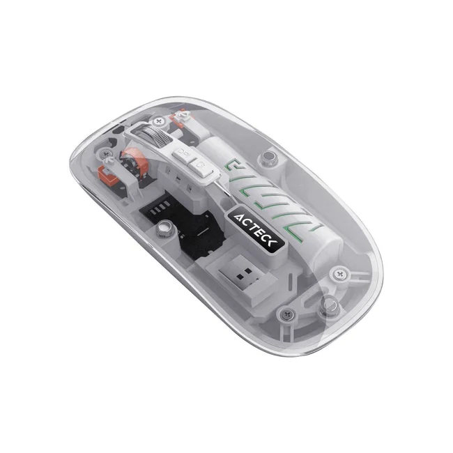 MOUSE ACTECK ULTRA DELGADO INALAMBRICO RECARGABLE AERO ONE MI455G COLOR GRIS (AC-945684)