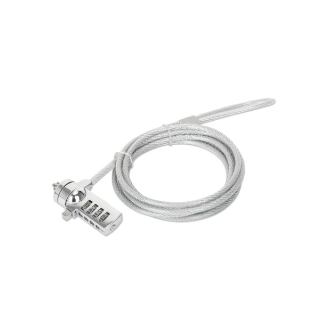 Manhattan 440448 cable antirrobo Plata 2 m image 3