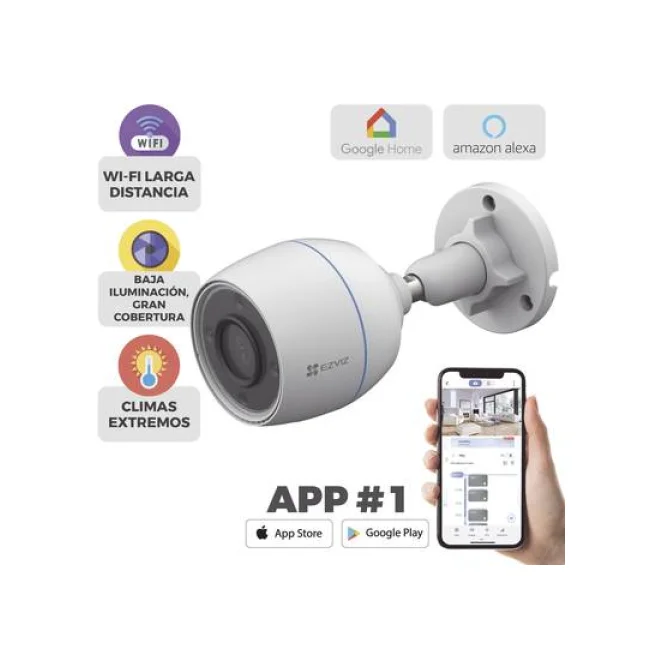 EZVIZ H3c Bala Cámara de seguridad IP Exterior 1920 x 1080 Pixeles Pared