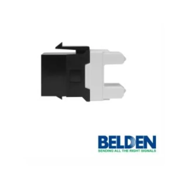 Belden GigaFlex PS6+ Module, Keystone-Style - T568A/B, Black