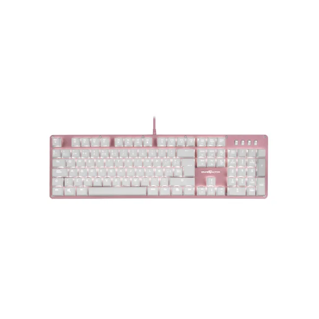 Game Factor KBG400-PK teclado USB QWERTY Español Rosa
