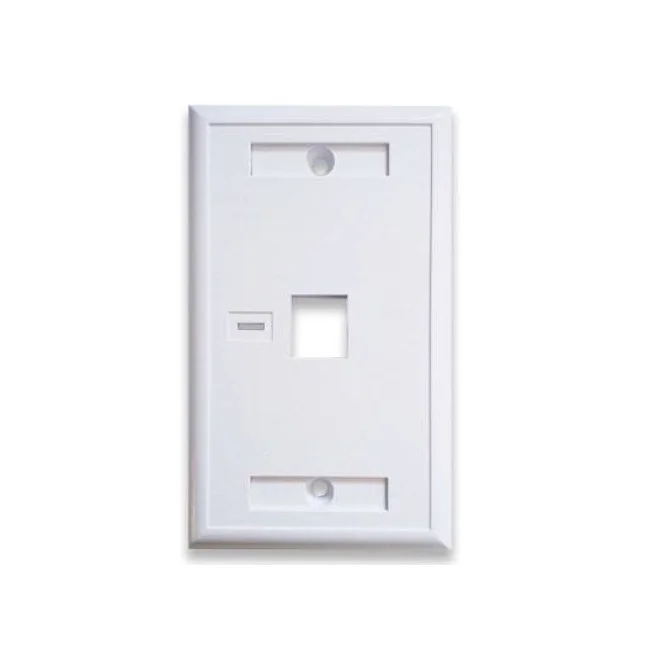 TAPA (FACEPLATE) 1 PUERTO COLOR BLANCO