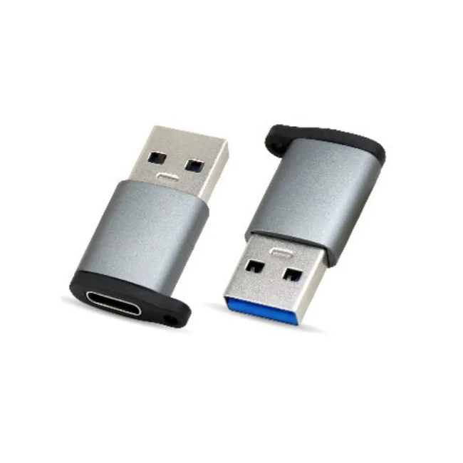 ADAPTADOR USB V3.0 TIPO "A" MACHO A TIPO "C" HEMBRA